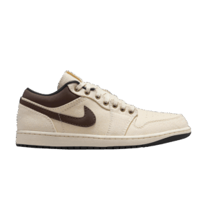 Jordan 1 Low Premium Pale Ivory Off Noir Baroque Brown