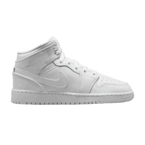 Jordan 1 Mid Triple White (2023) (GS)