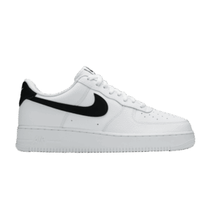 Nike Air Force 1 Low '07 White Black Pebbled Leather