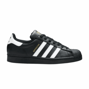 adidas Superstar Core Black Cloud White Gold