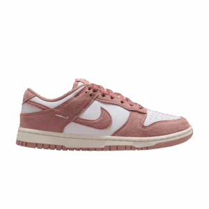 Nike Dunk Low Rose Whisper Gold Mini Swoosh (Women's)